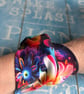Tropical floral summer vibe cuff bracelet with twist design - Image 6