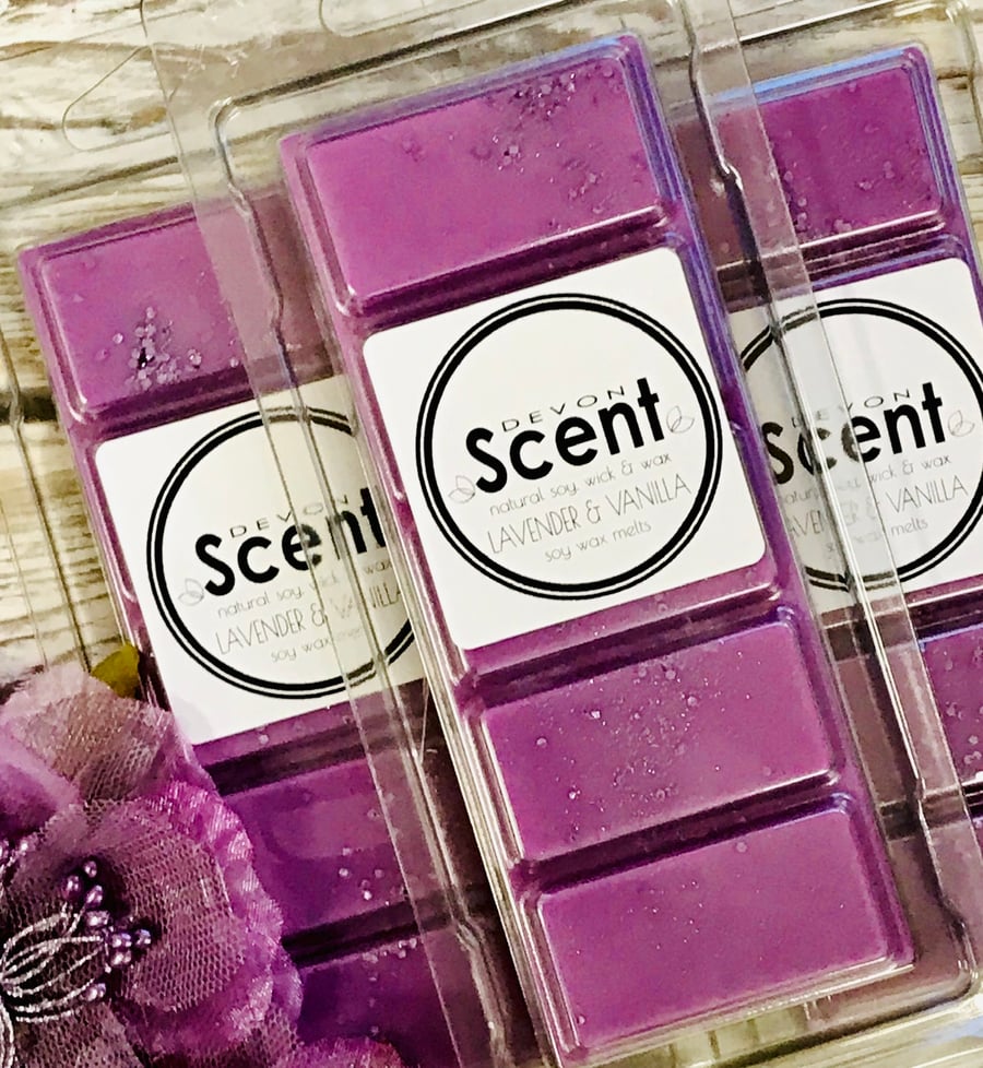 Lavender & Vanilla Snap Bar Wax Melts 