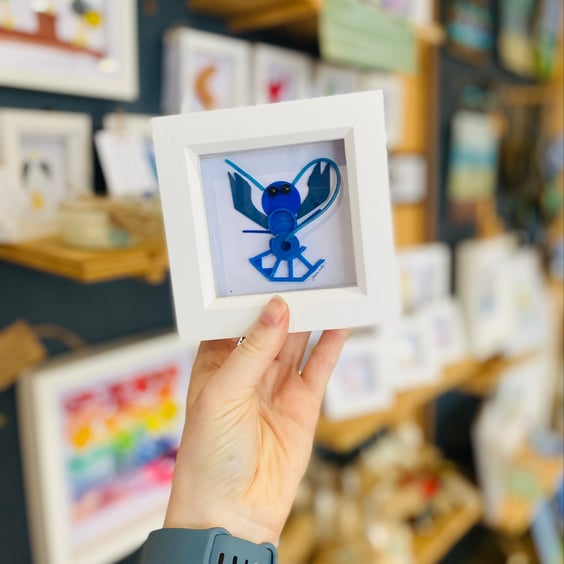 Framed Beach Waste Lobster