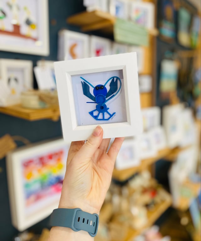 Framed Beach Waste Lobster