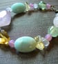  Last One Left. Rose Quartz, Citrine and Amazonite Bracelet - Image 1