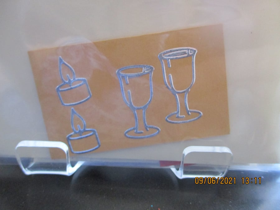 Chalices and Teelights Card