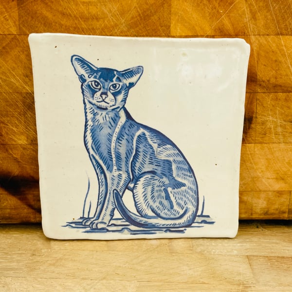 Handmade stoneware tiles