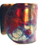 Etched Copper Cuff Bracelet - crow design - large - Image 4
