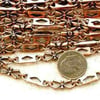 Antique Copper Fancy Chain 50cm