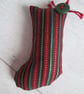 SOLD - Scrapbox Stockings, Tiny Stocking Tree Decorations - Image 4