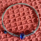 Re-Cycled Handmade Guitar String Bangle,  Fabulous for musicians !