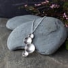 Sterling Silver Circles Necklace - Modern Contemporary Artisan Jewellery