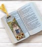 Bookmark, wooden decoupage bookmark, Sunflowers, girl - Image 4