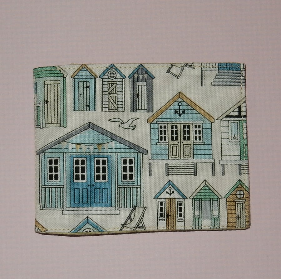 Card wallet beach huts