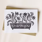 'Plant Pot' Thank you Card - A6