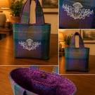 Isle of Skye Tartan Little Lady bag with thistle