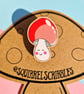 Red Mushroom Wooden Pin, Small Birthday or Christmas Gift - Image 7