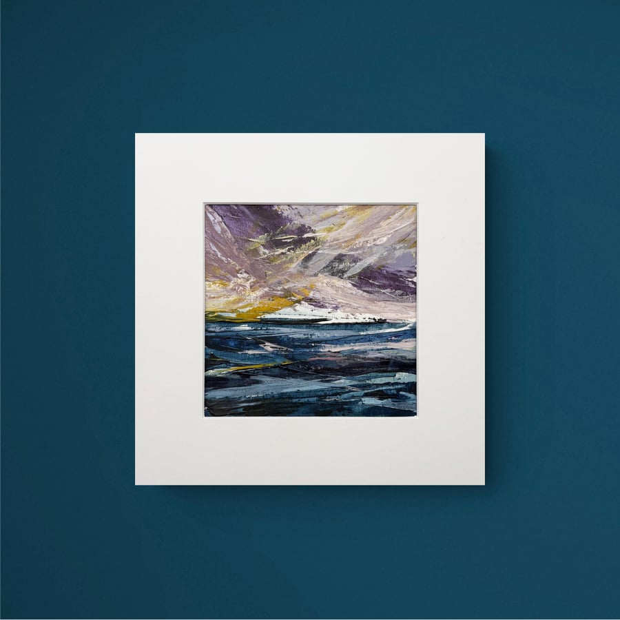 Original Seascape Painting - Let it be Tumultuous