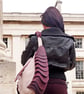 Large Grey Leather Tote - Image 2