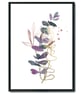 Greenery art prints, purple leaves wall decor, Eucalyptus leaves wall art prints - Image 7