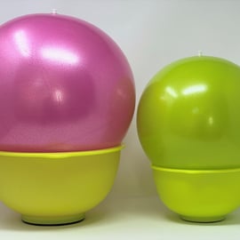 2 PACK Large and Medium Wet Felting Balls, 3D Wetfelting Resist Shapes Forms