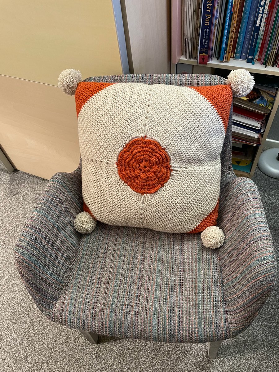 Handmade Crochet Boho Cushion Pillow 