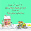 Christmas Cards - Pack of  'any' 3 Christmas Cards of your choosing