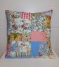 Cushion colourful random patchwork zero waste project - Image 5