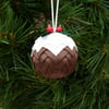 Christmas Pudding Hanging Decoration   (25% OFF UNTIL CHRISTMAS) 