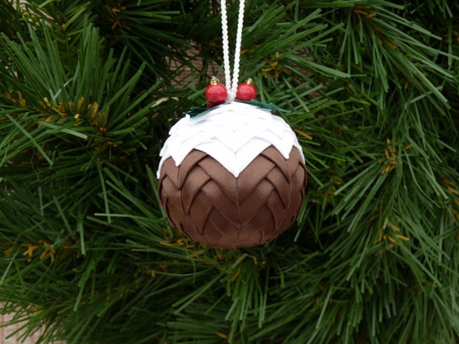 Christmas Pudding Hanging Decoration   (25% OFF UNTIL CHRISTMAS) 