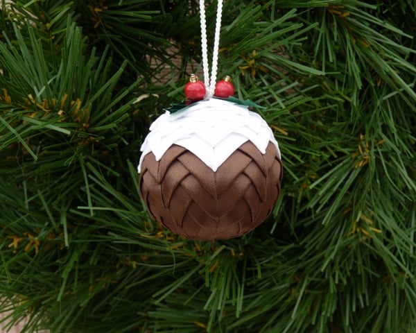 Christmas Pudding Hanging Decoration   (25% OFF UNTIL CHRISTMAS) 