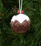 Christmas Pudding Hanging Decoration   (25% OFF UNTIL CHRISTMAS) 