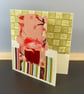 Greetings Card - Ginger Cat on Armchair - Image 2