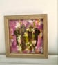 Handbags in the middle, framed hand embroidered on acrylic  - Image 3