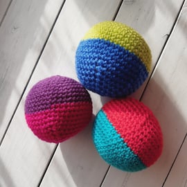Handmade ball rattle