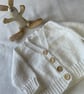 Newborn baby cardigan - Image 2
