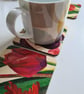 4 wooden coasters Emma Bridgewater tulip design letterbox gift housewarming - Image 5