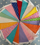 Festival, Party  bunting, cotton fabric bunting  - Image 1