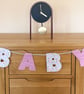 Personalised Baby-Childrens Garlands, Banners. Babies, Nursery Decor, Children