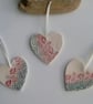 Ceramic heart hanging - Image 6
