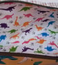 Dinosaur themed long fabric pencil case - Image 5