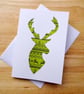 Three Xmas Stag Cards - Image 4