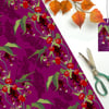 Pheasant Berry Gift Wrap - Autumn or Christmas