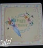 Flower Parasol Easter Card - Image 1