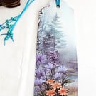 Up Cycled Card and Beaded Bookmark