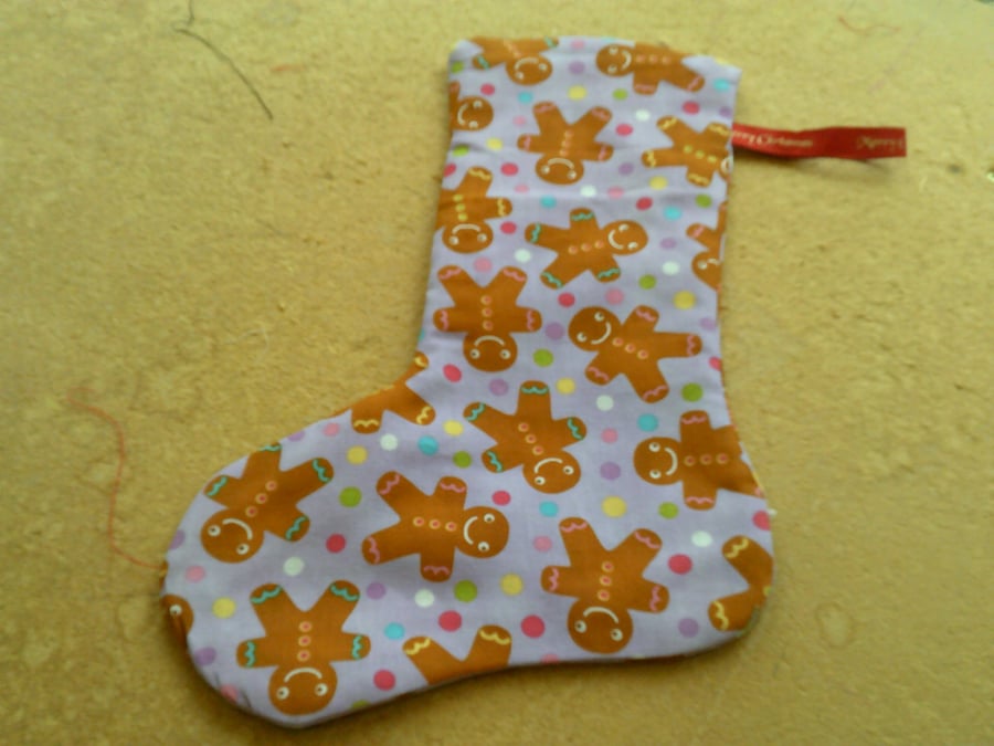 Gingerbread Men 10.5 inch stocking