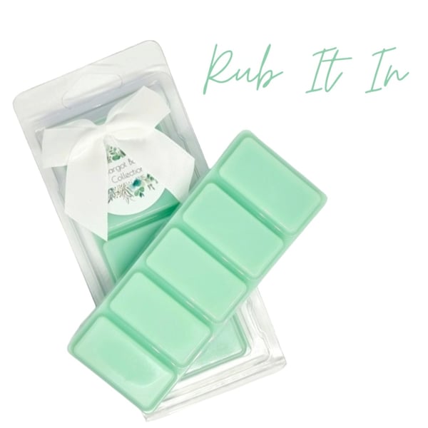 Rub It In  Wax Melts  UK  50G  Luxury  Natural  Highly Scented