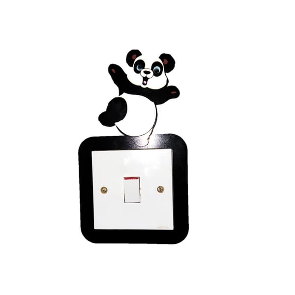 Dancing Panda Light Switch Surround Kids Bedroom Decor 