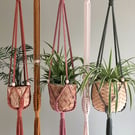Adjustable Plant Hanger - Large Macrame Hanging Planter - Eco Friendly Gift