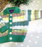Designer Baby Boy's Cardigan with Cotton and Merino Wool  6-12 months size - Image 3