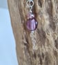 925 Silver & Pink Glass Beaded Necklace Pendant Gift Jewellery Jewelry Jewelery - Image 9