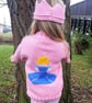 Knitting Pattern Cinderella Sweater and Crown.  Digital Knitting Pattern - Image 2
