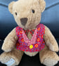 Red Cogs Large Teddy Waistcoat  - Image 1