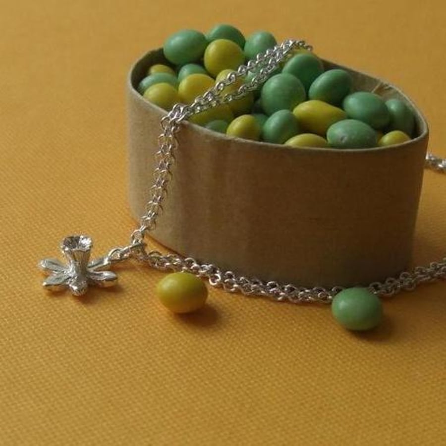 Image of Silver Daffodil Bracelet